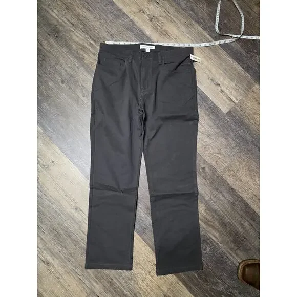 Amazon Essentials Men’s Chino Pants Gray Athletic Fit Stretch 33W x 29L - Picture 1 of 6